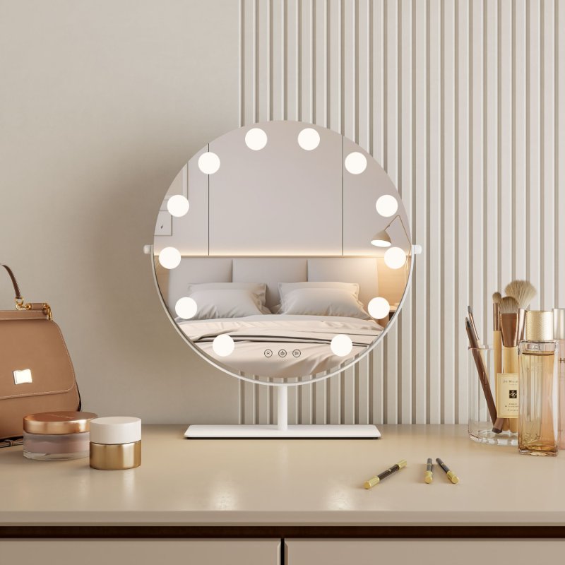 DP231-B Round Hollywood Vanity Mirror