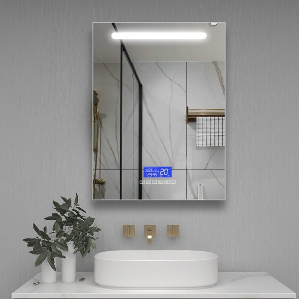 DP314B 80*60cm Bluetooth LED Bathroom Mirror