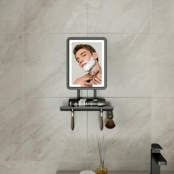 SM466 Heated Fogless Shower Mirror for Shaving