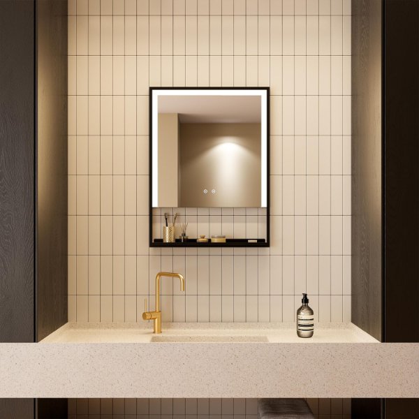 Bathroom Mirror With Shelf