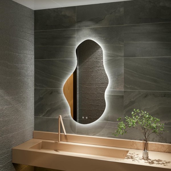Irregular LED Bathroom Mirror